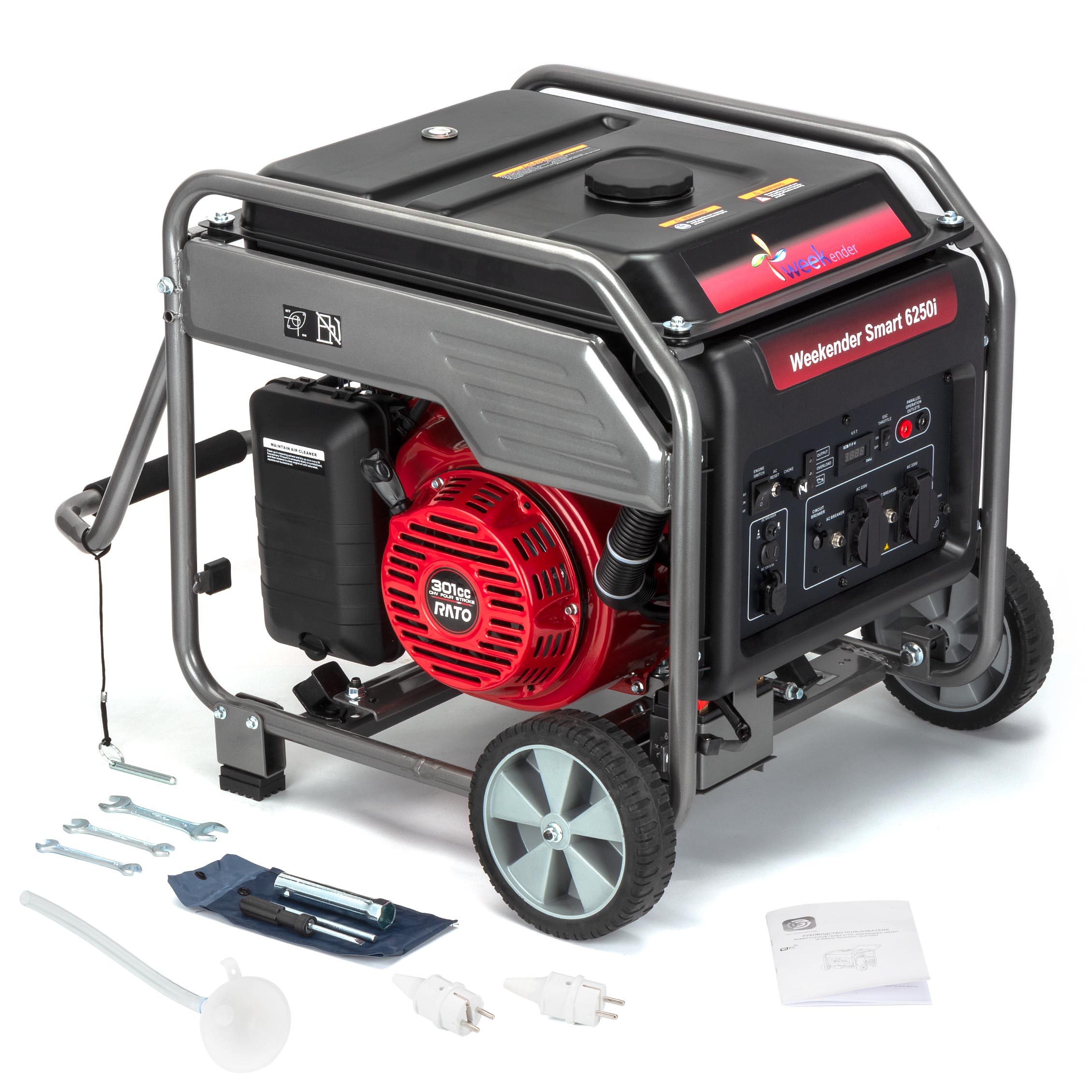 Інверторний генератор Weekender Smart 6250iE відкритого типу - Зображення 3