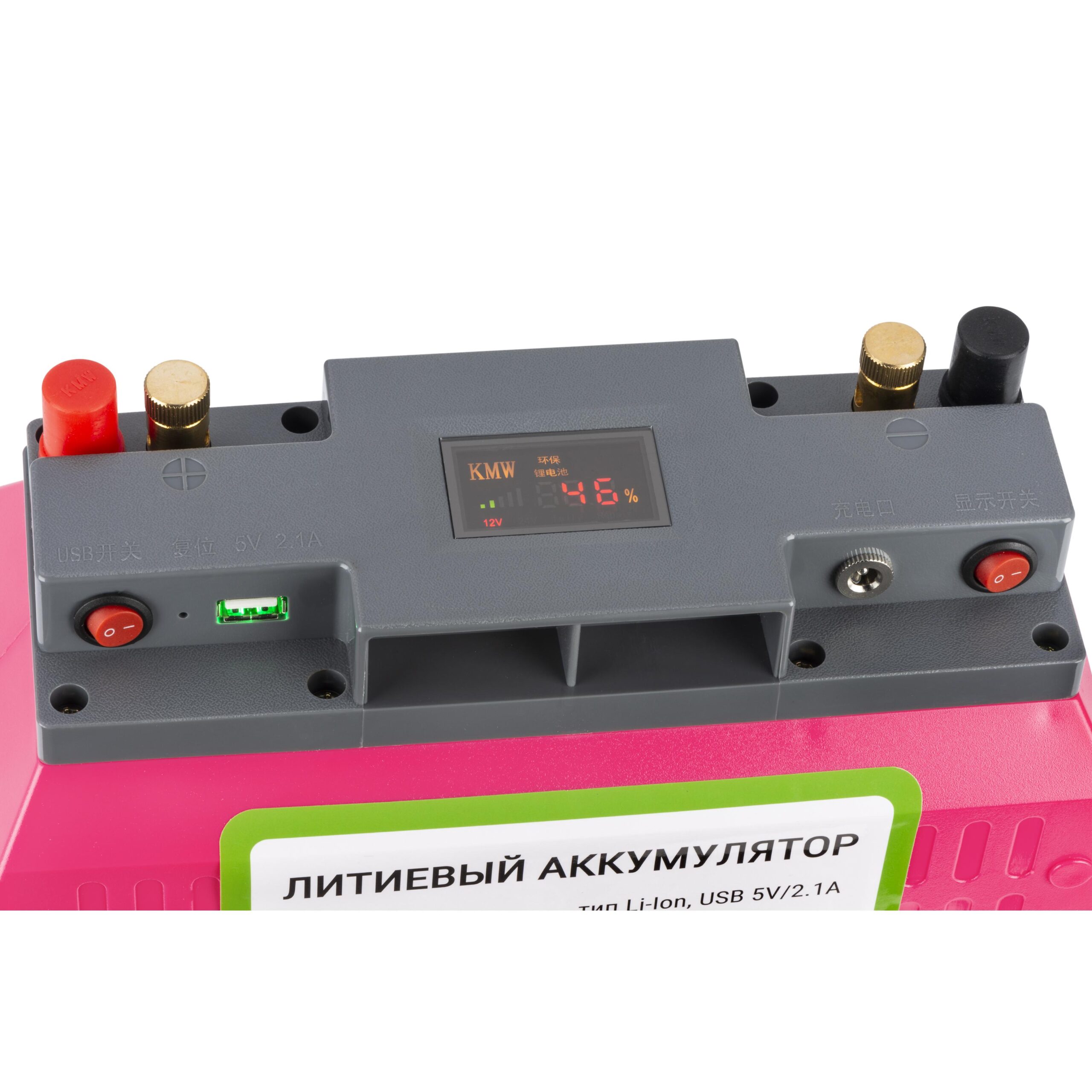 Літій-іонний акумулятор з USB та дисплеєм Weekender 12V100AH - Зображення 2