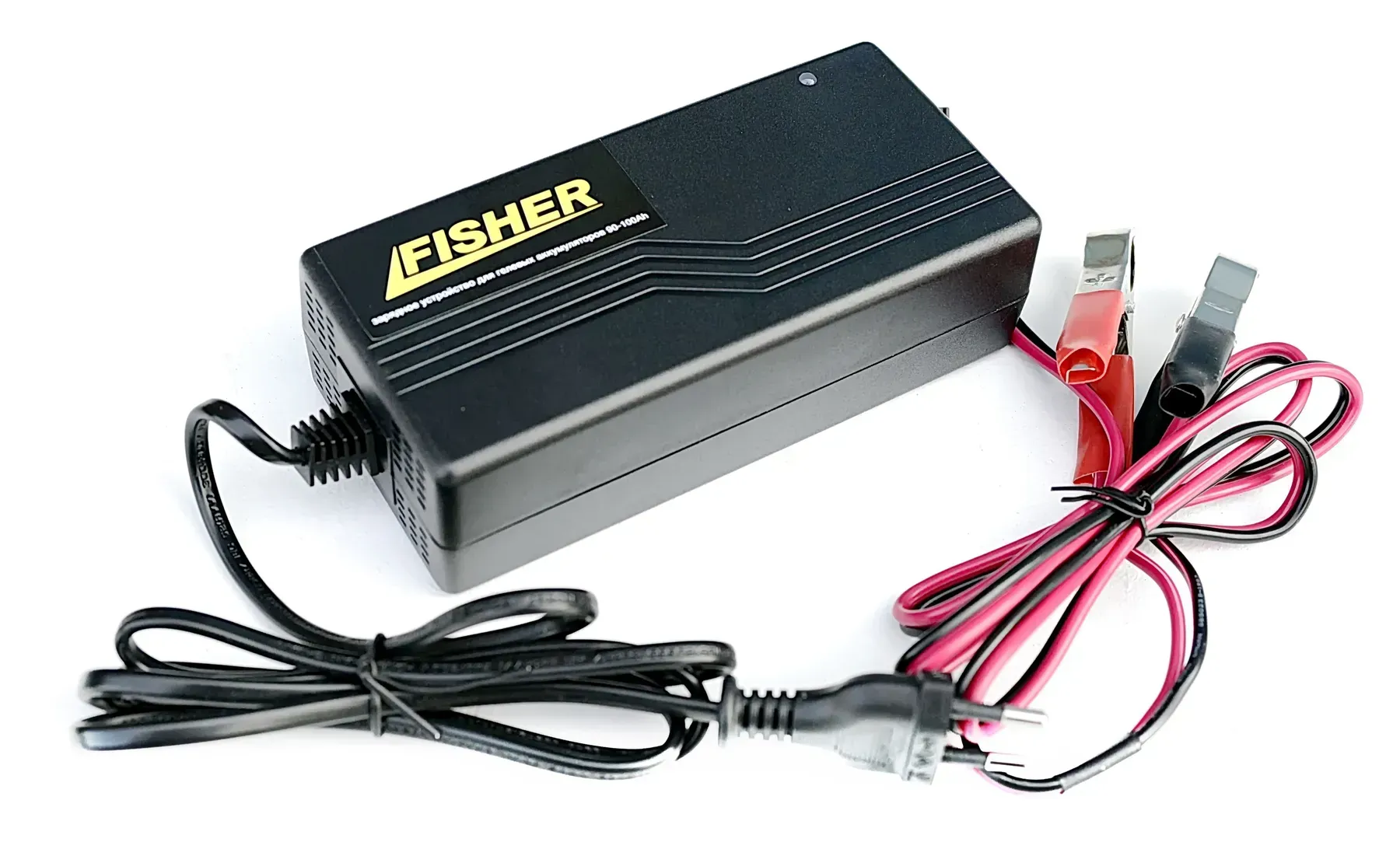 Імпульсний зарядний пристрій Fisher 10A для гелевих AGM свинцево-кислотних та тягових акумуляторів - Зображення 3