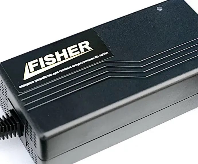 Імпульсний зарядний пристрій Fisher 10A для гелевих AGM свинцево-кислотних та тягових акумуляторів - Зображення 4