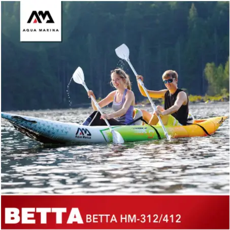 Каяк 2 особи Betta Leisure Kayak 2-person. Inflatable Deck. Paddle*2 Included. Код: BE-412new - Зображення 8