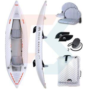Каяк надувний HA-398  Halve – Ultra-light Packayak 4 метра, 7,4 кг Aquamarina