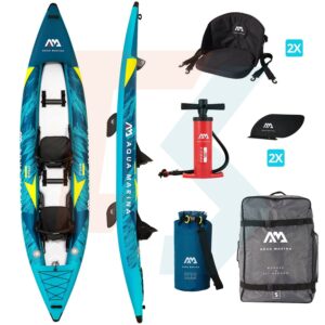 Каяк надувний ST-412  Steam – Professional Kayak 2-person. 4,12м Aquamarina