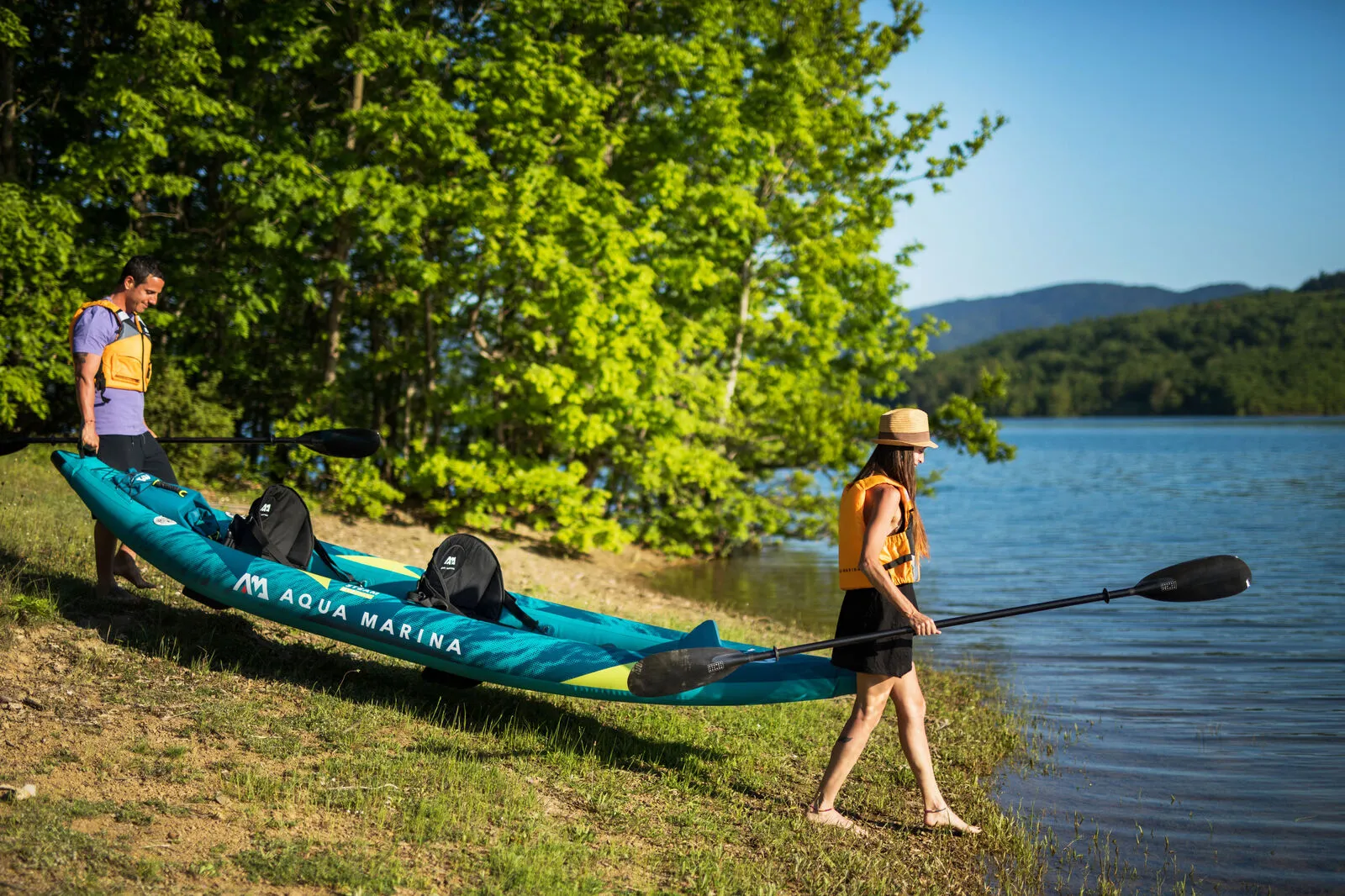 Каяк надувний ST-412 Steam – Professional Kayak 2-person. 4,12м Aquamarina - Зображення 17