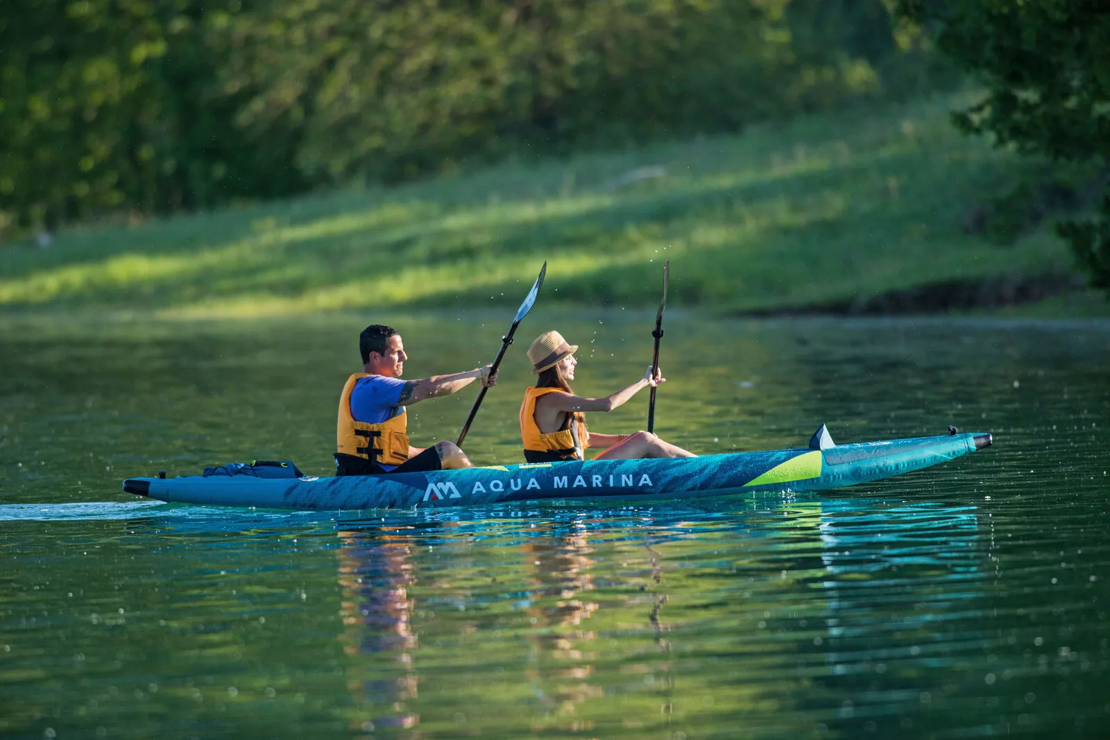 Каяк надувний ST-412 Steam – Professional Kayak 2-person. 4,12м Aquamarina - Зображення 18