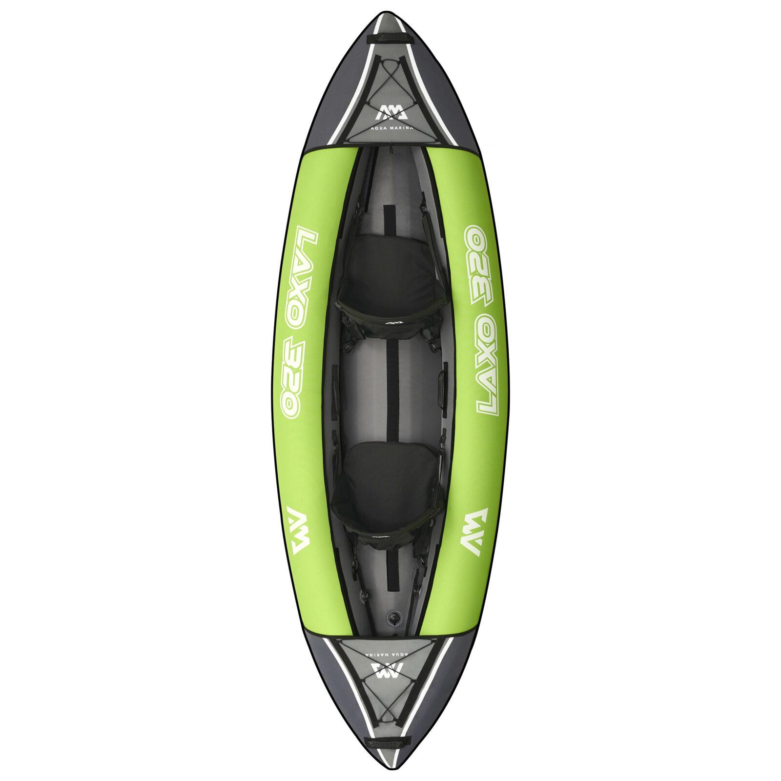 Надувний каяк Aqua Marina LAXO LA-320. Купити двомісний каяк для плавання Aqua Marina, довжина 3,2 метра. - Зображення 2