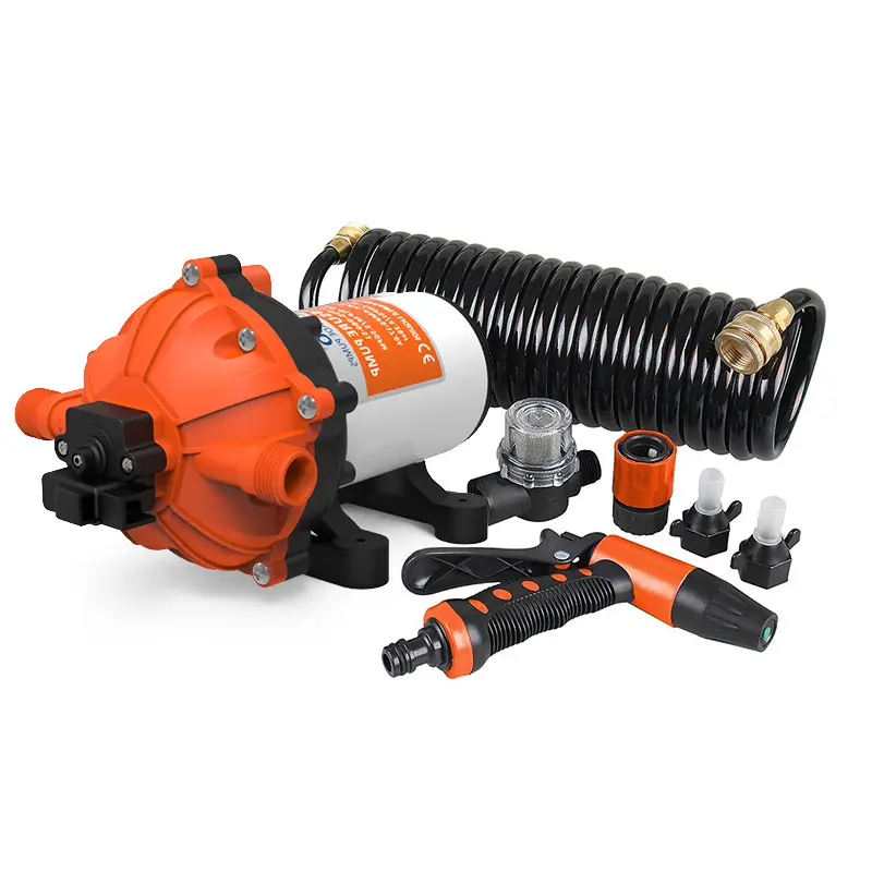 Автомийка SEAFLO SFWP1-050-070-51 20 л/хв 70 psi комплект помивний душ насос шланг розпилювач автоматичне включення - Зображення 4