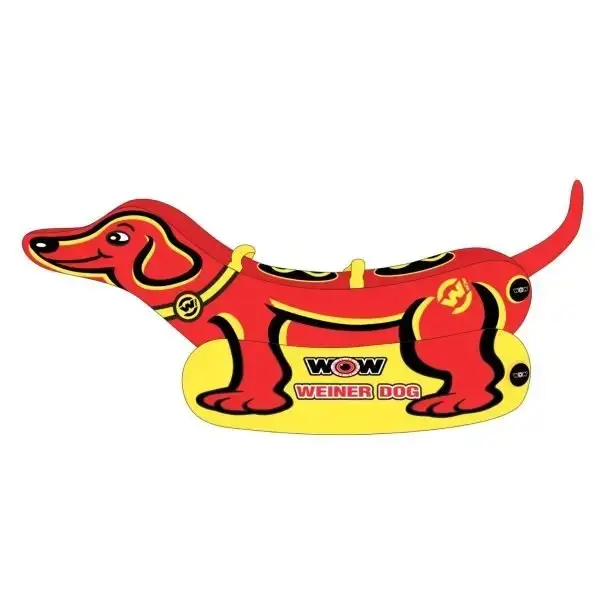 Тюбінг (плюшка) WEINER DOG 2 TOWAВLE на дві особи – буксируваний балон для катера, човна та гідроцикла - Зображення 4