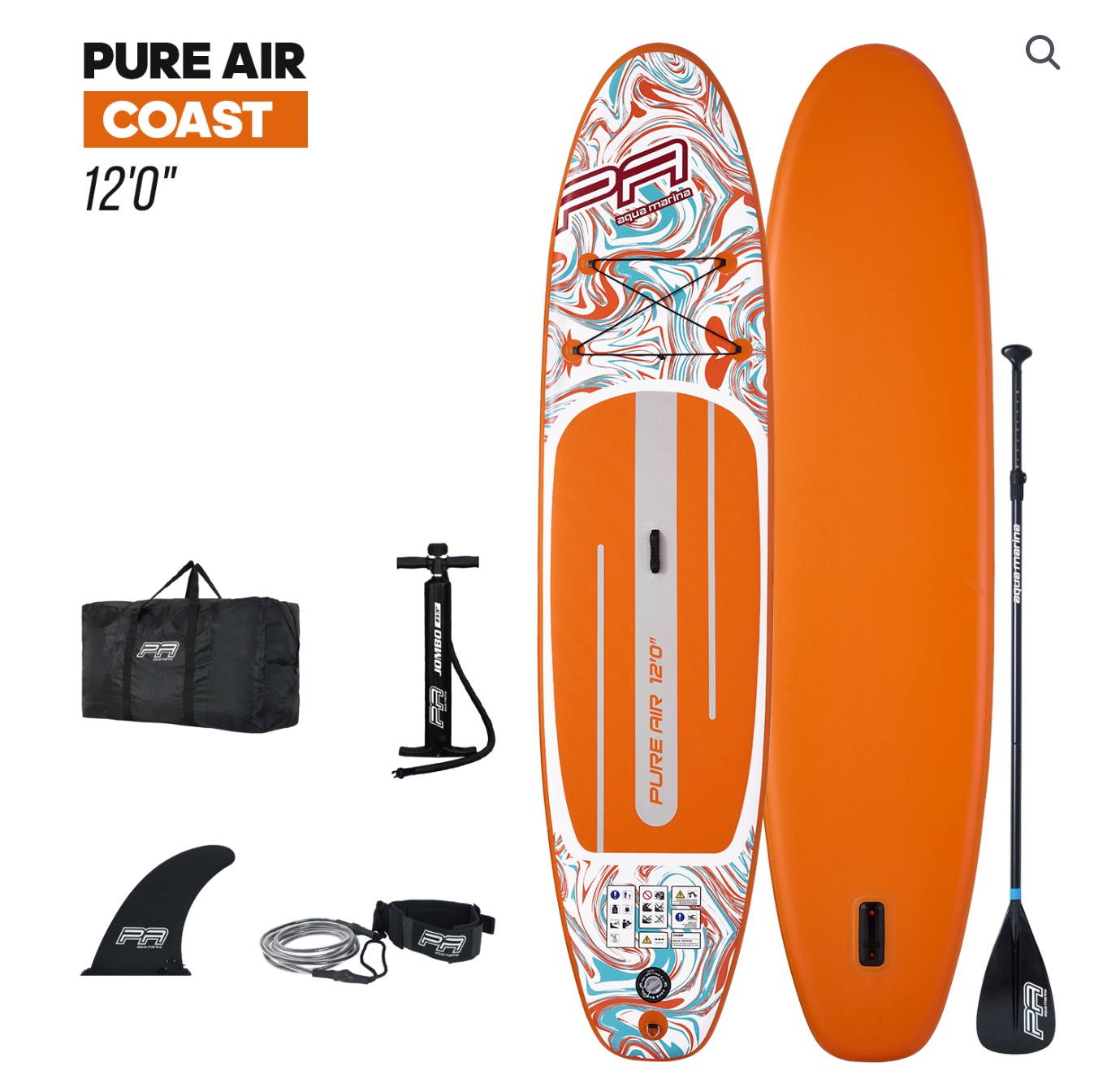 САП дошка Aqua Marina PURE AIR 2026 All-Around 12.0 (PA-25C366)