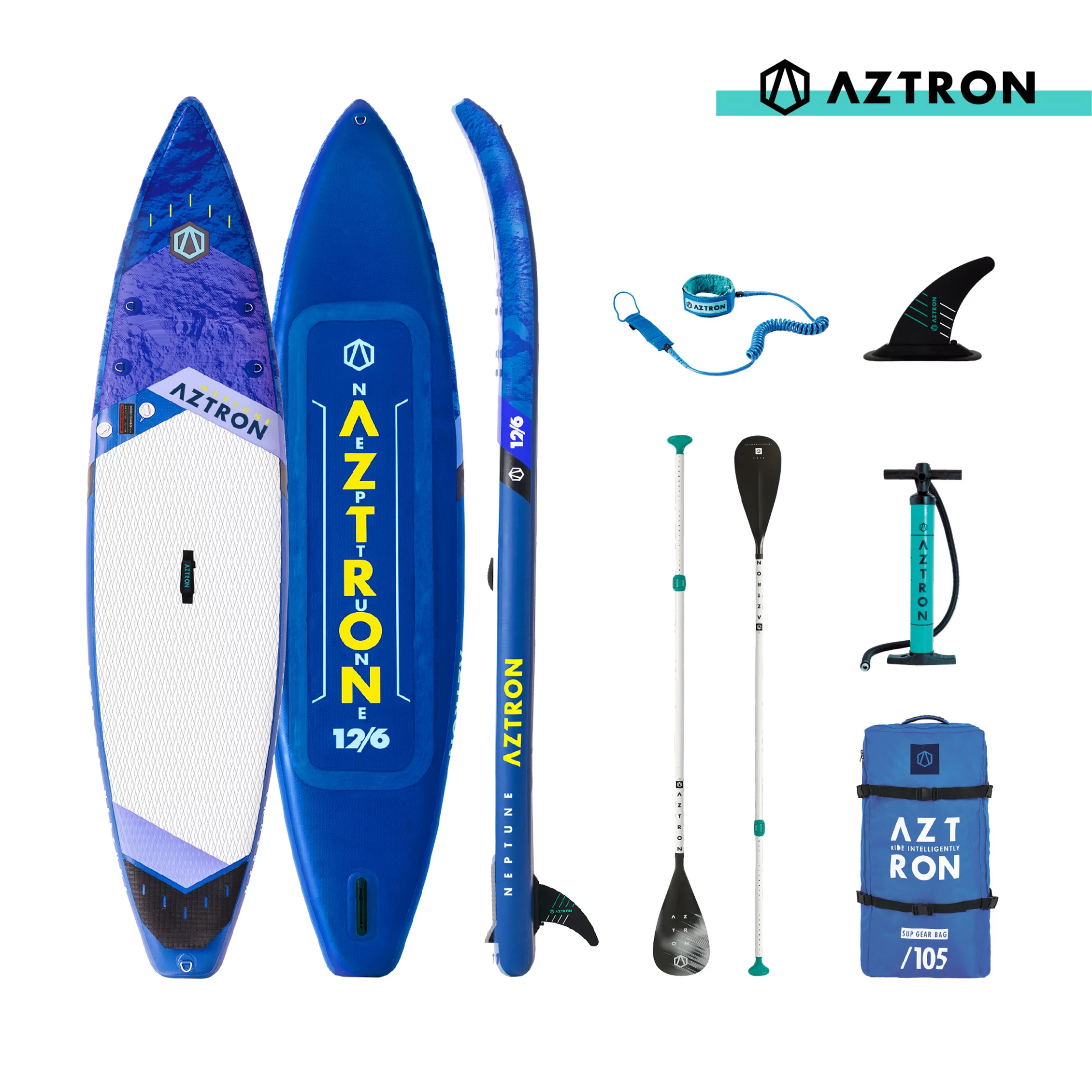 Надувна SUP дошка 12.6 Aztron Neptune AS-313D - Зображення 10